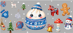 16oz Christmas-S  2489